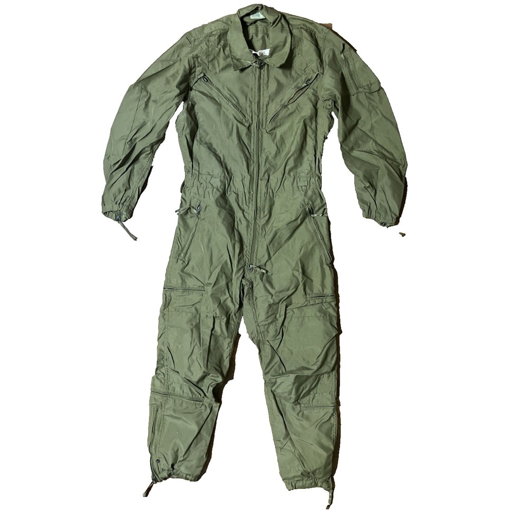 USGI MILITARY ISSUE COVERALLS SUIT CVC SMALL/SHORT 8415-01-074-6254 OD GREEN NEW